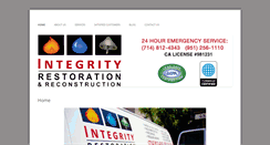 Desktop Screenshot of integritycarpetsocal.com